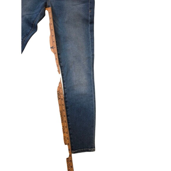FRAME le Skinny de Jeanne Crop Jeans Stretch Denim Jeans Medium Wash sz 26 - Picture 5 of 7